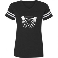 Ladies Relaxed Fit Vintage Sports Tee