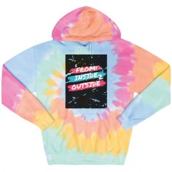 Unisex Tie-Dye Fleece Hoodie