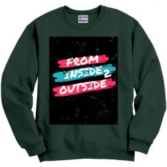 Unisex Film and Foil Crewneck Sweatshirt