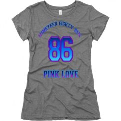 Ladies Slim Fit Super Soft Triblend Tee