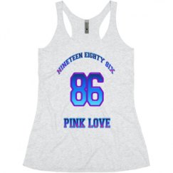 Ladies Slim Fit Super Soft Racerback Triblend Tank