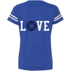 Ladies Relaxed Fit Vintage Sports Tee