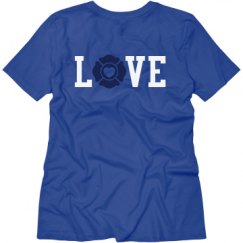 Ladies Relaxed Fit V-Neck Tee