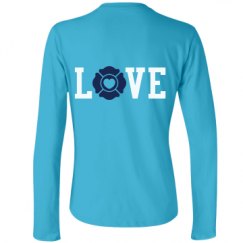 Ladies Relaxed Fit Basic Long Sleeve Tee