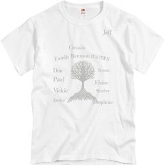 Sample family reunion shirt