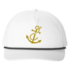 Snapback Five-Panel Rope Hat