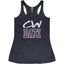 Ladies Slim Fit Super Soft Racerback Triblend Tank