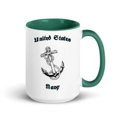 15oz Ceramic Mug with Color Inside