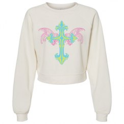 Women's Raglan Pullover Fleece