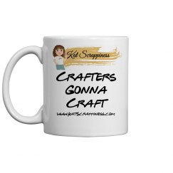 crafters gonna craft coffee cup