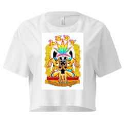 Ladies Festival Cali Crop Top Tee