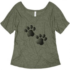 Ladies Flowy Slouchy Tee