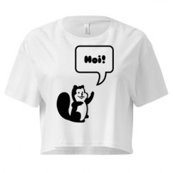 Ladies Festival Cali Crop Top Tee