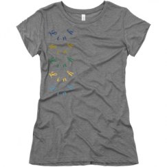 Ladies Slim Fit Super Soft Triblend Tee