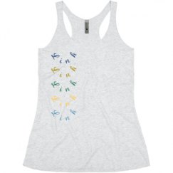 Ladies Slim Fit Super Soft Racerback Triblend Tank