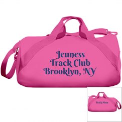 Jeuness Pink Duffel Bag (Track Mom)