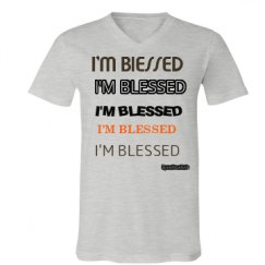 Unisex V-Neck Jersey Tee