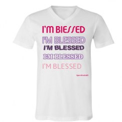 Unisex V-Neck Jersey Tee