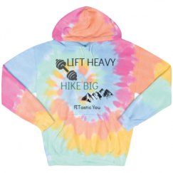 Unisex Tie-Dye Fleece Hoodie