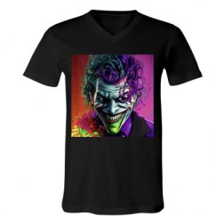 Unisex V-Neck Jersey Tee