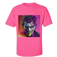 Unisex Ultra Cotton Safety Neon Crewneck Tee