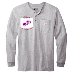 Unisex Carhartt Long Sleeve Henley Tee 