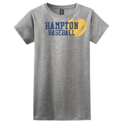 Womens - Distressed Heart