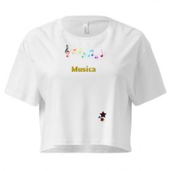 Ladies Festival Cali Crop Top Tee