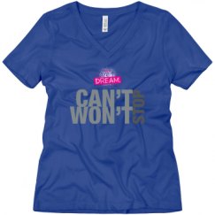 Ladies Relaxed Fit V-Neck Tee