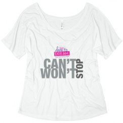 Ladies Flowy Slouchy Tee