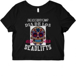 Ladies Slim Fit Crop Top Tee