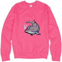 Unisex Neon Crewneck Sweatshirt