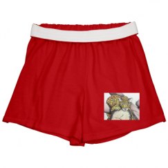 Slim Fit Cheer Shorts