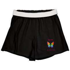 Slim Fit Cheer Shorts
