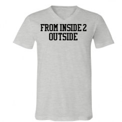 Unisex V-Neck Jersey Tee