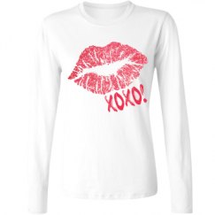 Ladies Relaxed Fit Basic Long Sleeve Tee