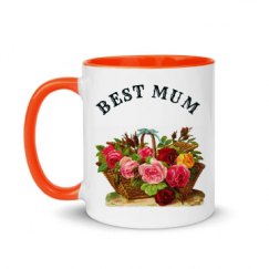 11oz Ceramic Mug with Color Inside