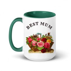 15oz Ceramic Mug with Color Inside