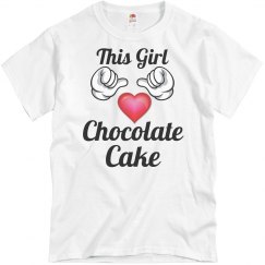 This Girl Loves Chocolate Cake