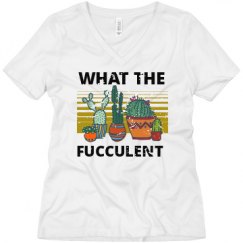 Ladies Relaxed Fit V-Neck Tee