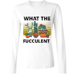 Ladies Relaxed Fit Basic Long Sleeve Tee