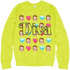 Unisex Neon Crewneck Sweatshirt