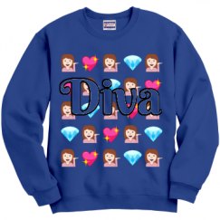 Unisex Film and Foil Crewneck Sweatshirt