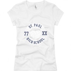 Ladies Slim Fit Basic Promo Jersey Tee