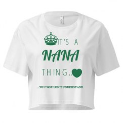 Ladies Festival Cali Crop Top Tee