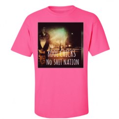 Unisex Ultra Cotton Safety Neon Crewneck Tee