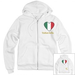 Italian flag hoodie