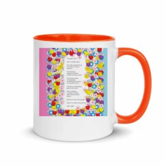 11oz Ceramic Mug with Color Inside