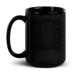 15oz Black Glossy Mug