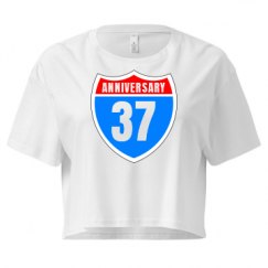 Ladies Festival Cali Crop Top Tee